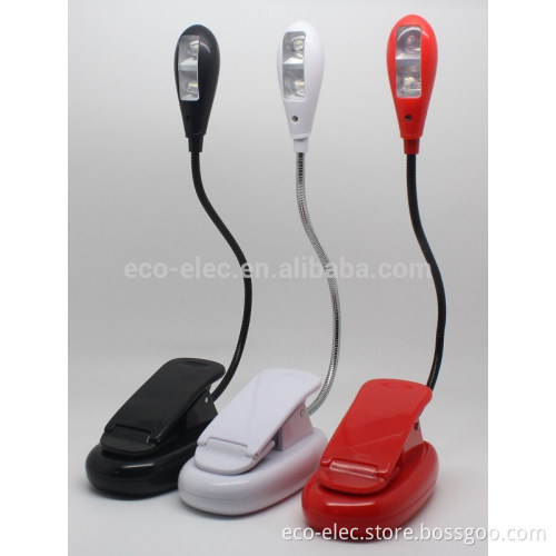 Rechargeable Clip Mini Portable LED Book Reading Light Lamp Flexible USB Novelty Light for Laptop PC Music Stand Light Lamp